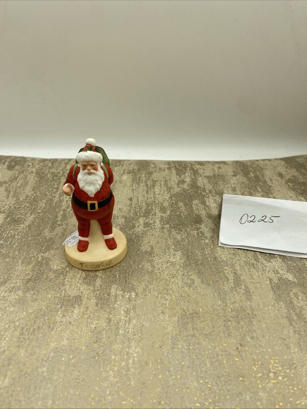 Gorham “Letter to Santa" 3.5” Figurine By Thomas Nast 1986 OS Naughty Boy